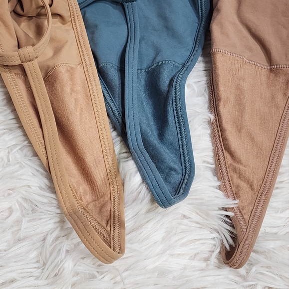 3Pcs SKIMS FITS EVERYBODY T-STRING THONG/ OCHRE,  KYANITE,  SIENNA/3X NWT - Picture 3 of 10